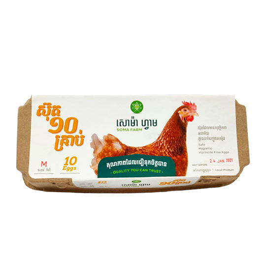 SOMA CHICKEN EGG (M SIZE) 10` S