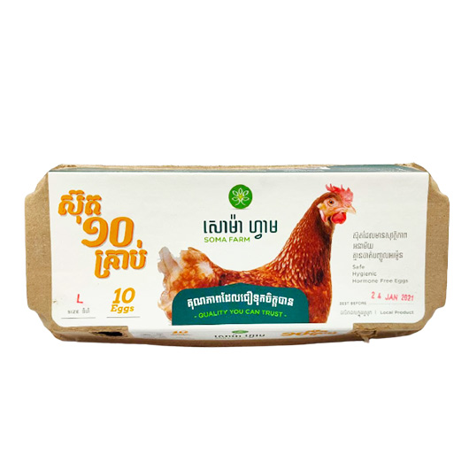 SOMA CHICKEN EGG (L SIZE) 10`S