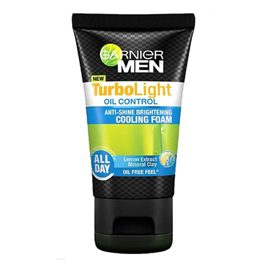 GARNIER MEN TURBOLIGHT OIL CONTROL(LEMON EXTRACT MINERAL CLAY)