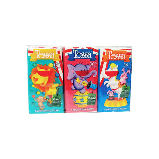 TESSA TPC 25 HANDKERCHIEF 10`S
