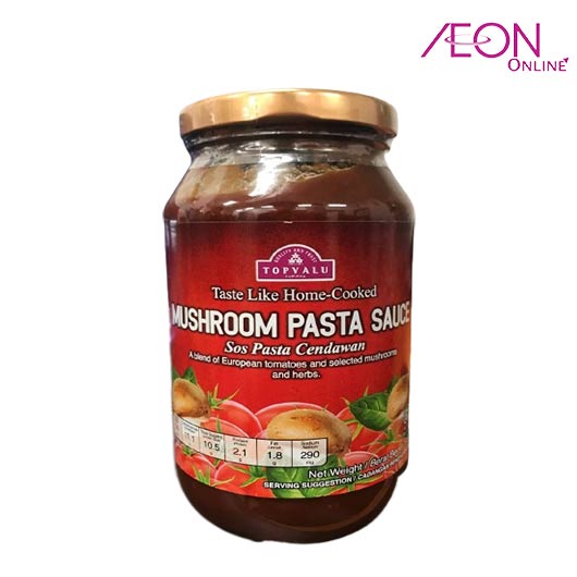 TOPVALU PASTA SAUCE MUSHROOM 500G
