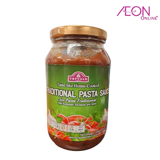 TOPVALU PASTA SAUCE TRADITIONAL 500G