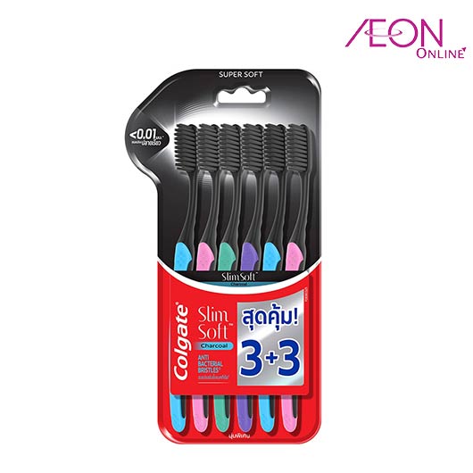 COLGATE TOOTHBRUSH SLIM SOFT CHARCOAL PACK5 - AEON1 - AEON PHNOM PENH ...