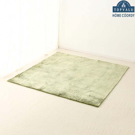 TVHC FLUFFY WASHABLE RUG GN 185X185-386080