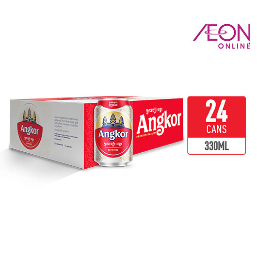 ANGKOR BEER CAN 330 ML CASE