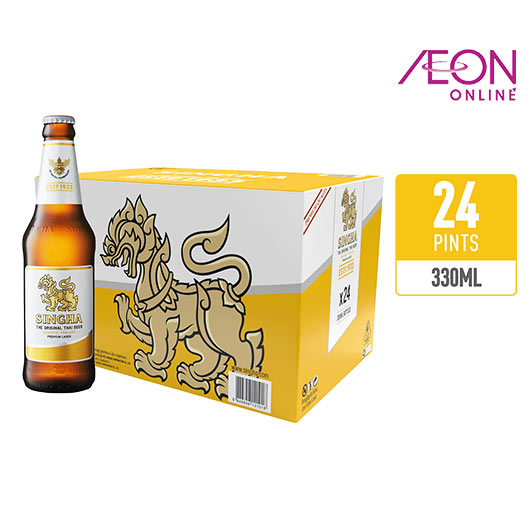 SINGHA BEER SMALL BOTTLE 330 ML CASE