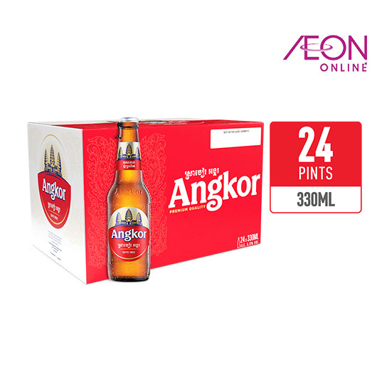 ANGKOR BEER PINT 330ML CASE