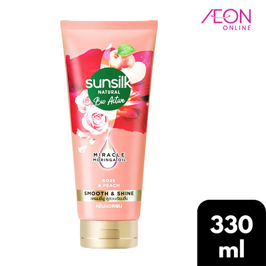 SUNSILK HC BA ROSE PEACH 330ML