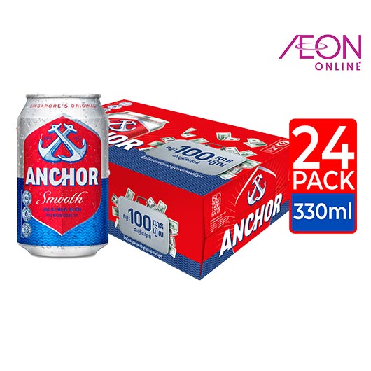 CAN ANCHOR BEER 330ML CASE ( K )