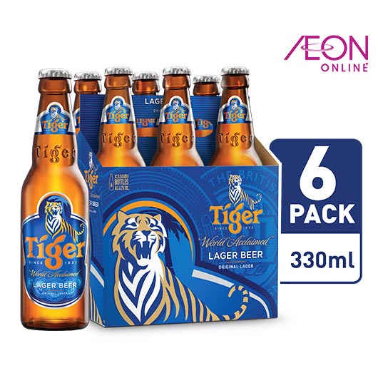 TIGER BEER BOTTLE 330ML PACK