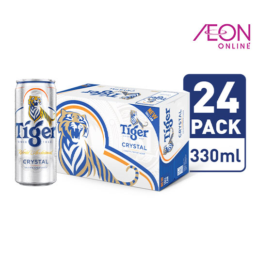 TIGER CRYSTAL CAN 330ML X 24 CASE