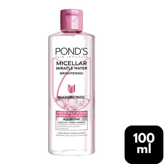 PONDS BRIGHTENING MICELLAR WATER 4X3X100ML