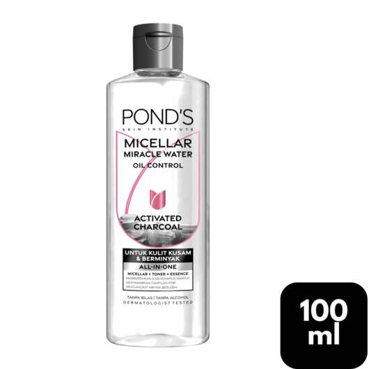 PONDS CHARCOAL MICELLAR WATER 4X3X100ML