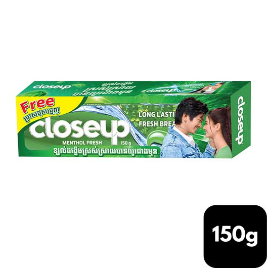 CLOSE UP TOOTHPATSE MENTHOL FRESH 12X6X150G