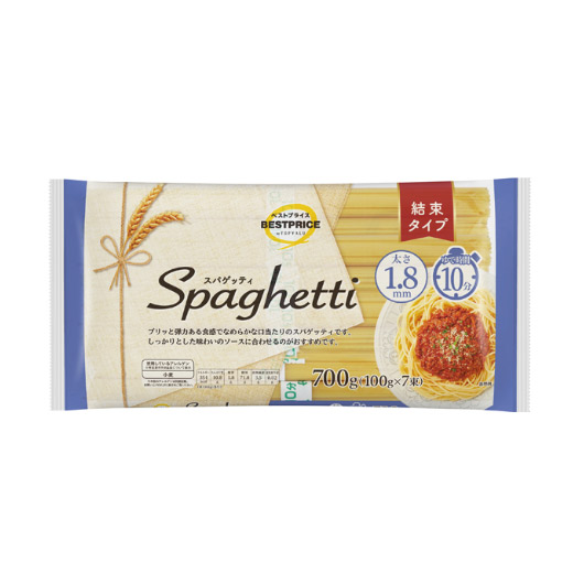 Spaghetti Bundle TV 1.8 MM SPAGHETTI BUNDLES 700 G - TOPVALU | 11,700 KHR | AEON Online ...