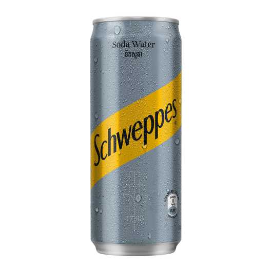 SCHWEPPES SODA WATER 330ML PCS